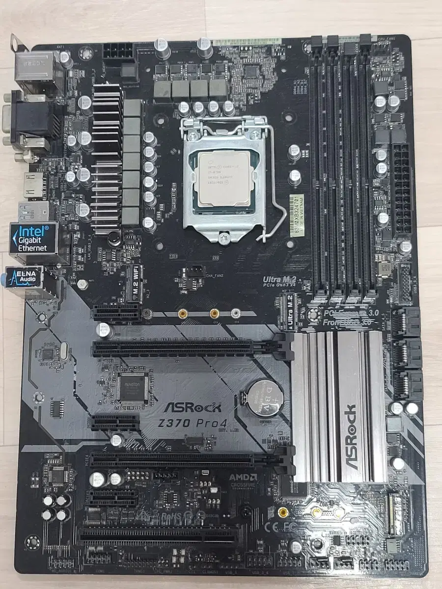ASRock Z370 Pro4 메인보드 + i7-8700 CPU | 브랜드 중고거래